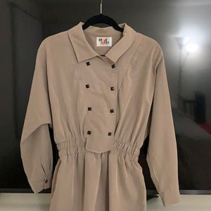 Vintage Suede Dress